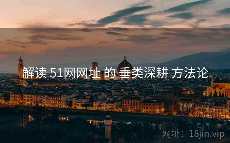 解读 51网网址 的 垂类深耕 方法论