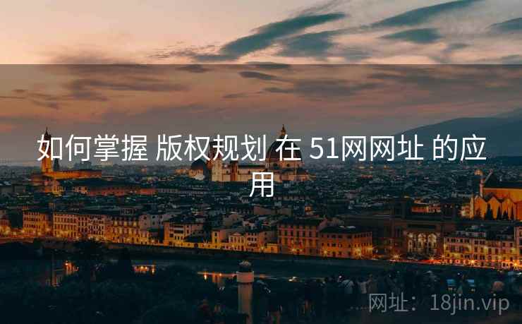 如何掌握 版权规划 在 51网网址 的应用