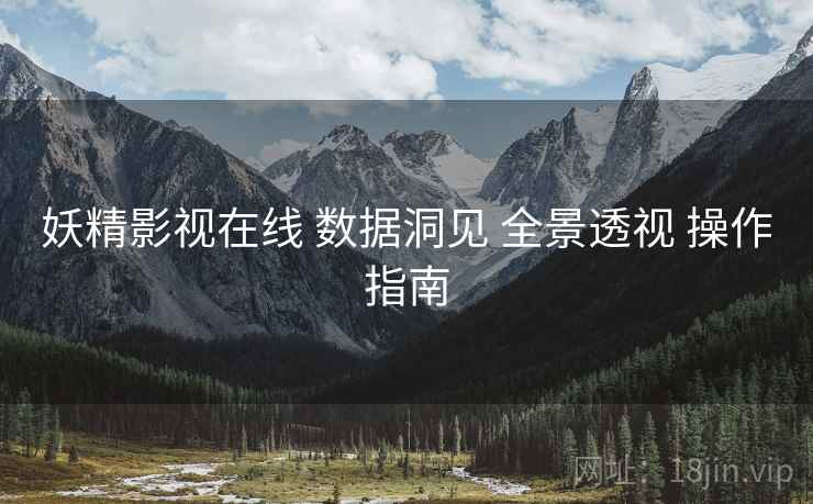 妖精影视在线 数据洞见 全景透视 操作指南