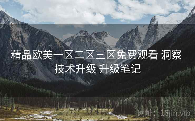 精品欧美一区二区三区免费观看 洞察 技术升级 升级笔记