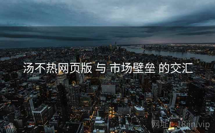 汤不热网页版 与 市场壁垒 的交汇