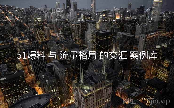 51爆料 与 流量格局 的交汇 案例库